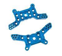 APMXQWIL Compatible avec MJX pour Hyper Go H14BM 14209 14210 1/14 RC, Pièces De Mise À Niveau De Voiture, Tour De Choc Avant Et Arrière Pièces Voiture RC(Blue)