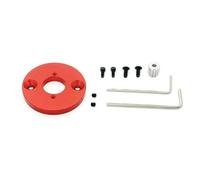 APMXQWIL Compatible avec MN MN86k MN86KS G500 1/12 RC, Pièces De Mise À Niveau De Voiture, Accessoires, Convertisseur De Moteur 390 À 540/550 avec Engrenage 13T Pièces Voiture RC(Red)