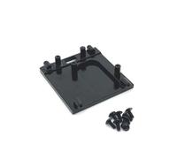 APMXQWIL Compatible avec MN168 pour MN78 pour MN99S Support De Moteur De Base De Montage De Boîte De Vitesses en Métal 1/12 Pièces De Voiture RC Accessoires Pièces Voiture RC(Black)