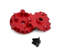 APMXQWIL Compatible avec Traxxas pour E-Revo 2.0 pour VXL pour Maxx 1/10 1/5 1/6 RC Voiture Pièces Upgrade Métal Boîtier De Transmission À Amortissement Pièces Voiture RC(Red)