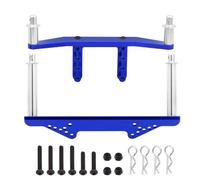 APMXQWIL Compatible avec Traxxas pour Slash 2WD pour Rustler pour Stampede pour VXL 1/10 RC Voiture Pièces Upgrade Supports Carrosserie Métalliques Avant Arrière avec Plots Pièces Voiture RC(Blue)
