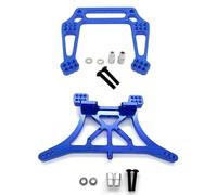 APMXQWIL Compatible avec Traxxas pour Slash 2WD pour Rustler pour VXL 3638 3639 1/10 RC Cars Pièces De Mise À Niveau Support De Tour D'amortisseur Avant Arrière Pièces Voiture RC(Blue)