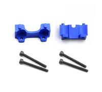APMXQWIL Compatible avec Traxxas pour Slash pour E-revo pour Summit 1/16 RC, Accessoires De Pièces De Voiture, Support De Choc Avant Et Arrière en Métal 7043 Pièces Voiture RC(Blue,1set)