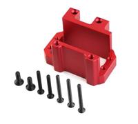 APMXQWIL Compatible avec Traxxas pour Sledge 6s 1/8 RC Car Upgrade Modification Pièces De Rechange Accessoires Support De Servo en Métal Pièces Voiture RC(Red)