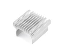 APMXQWIL Compatible avec Traxxas pour TRX4 pour TRX4-M 1/18 Voiture Radiocommandée pour Escalade Upgrade Pièces Aluminium Dissipateur Chaleur Moteur Radiateur Pièces Voiture RC(Silver)