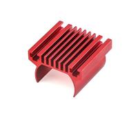 APMXQWIL Compatible avec Traxxas pour TRX4 pour TRX4-M 1/18 Voiture Radiocommandée pour Escalade Upgrade Pièces Aluminium Dissipateur Chaleur Moteur Radiateur Pièces Voiture RC(Red)
