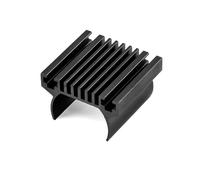 APMXQWIL Compatible avec Traxxas pour TRX4 pour TRX4-M 1/18 Voiture Radiocommandée pour Escalade Upgrade Pièces Aluminium Dissipateur Chaleur Moteur Radiateur Pièces Voiture RC(Black)
