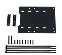 APMXQWIL Compatible avec Traxxas pour X-MAXX HOBBYWING Max5 Castle XLX2 RC Voiture Pièces Upgrade Plaque De Montage Variateur en Aluminium CNC 7075-T6 Pièces Voiture RC(Black)