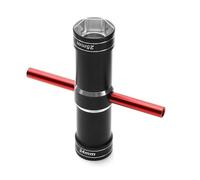 APMXQWIL Compatible avec TRAXXAS pour X-MAXX pour XRT pour Arrma RV 5B 5T 5SC pour LOSI 1/5 RC Car 24mm 25mm 4.0mm 5.5mm e Roue Tournevis Hexagonal Pièces Voiture RC(Red)