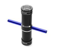 APMXQWIL Compatible avec TRAXXAS pour X-MAXX pour XRT pour Arrma RV 5B 5T 5SC pour LOSI 1/5 RC Car 24mm 25mm 4.0mm 5.5mm e Roue Tournevis Hexagonal Pièces Voiture RC(Blue)