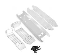 APMXQWIL Compatible avec Traxxas pour XRT 1/6 RC Truck Car Upgrade Parts 5 Pièces en Acier Inoxydable Avant Et Arrière pour Châssis Protecteur De Plaque De Protection Pièces Voiture RC