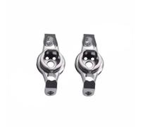 APMXQWIL Compatible avec TRXS pour TRX-4 8232 RC Crawler Cars Pièces De Mise À Niveau, Modification De Rechange 1 Paire De Blocs roulettes Avant, Entraînement De Portail Pièces Voiture RC(Silver)