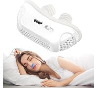 Apnée du Sommeil Appareil, Dispositifs Anti-Ronflement, Appareil de Sommeil Efficace pour Réduire Les Ronflements, Aide Respiratoire Adulte en Camping White
