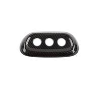 APNWVFO Car Interior Decoration Trims pour Dodge pour Durango 2014 2015 2016 2017 2018 2019 2020 Couvercle Décoration Panneau Commande Climatisation Arrière Intérieure Voiture(Carbon Fiber Grain)