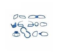 APNWVFO Car Interior Decoration Trims pour Jeep pour Renegade 2016-2025 Up Kit De Décoration Intérieure pour Tableau De Bord De Console Centrale De Voiture Intérieure Voiture(Blue)