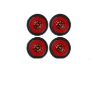 APNWVFO Feux Arrière Voiture Pour Jeep Truck Lorry Pickup 4x4 12V 24V 4 Pouces Feux Arrière LED Voiture Arrêt Frein Feu DRL Marche Recul(4X Yellow Red)