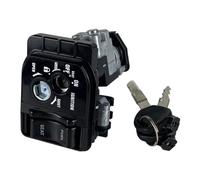 APNWVFO Interrupteur D'allumage Électrique Moto, Siège, Serrure À Clé, Universel, Compatible avec Scooter, Vélo Électrique H9EE Contacteur d'Allumage