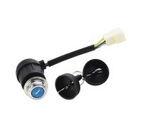 APNWVFO Interrupteur D'allumage Universel À 5 Broches pour Moto pour VTT 250cc 150cc 125cc 110cc avec Fil Verrouillage Porte Contacteur d'Allumage