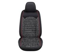 APNWVFO pour Fiat pour Grande pour Punto pour Palio pour Bravo pour W nd pour Sienne pour Freemont Housses Siège Voiture en Lin Housses De Siège Avant(1PC-Black)