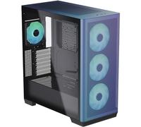 Tour midi APNX APNX C1 Midi-Tower ATX-Gehäuse, Tempered Glass - ChromaFlair Boîtier, Boîtier gaming,