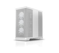 APNX C1-R-WT-v1 Midi Tower PC Blanc (ATX/micro ATX/Mini-ITX) - 3x120mm avant, 1x120mm arrière - USB 3.2 Gen1/Gen2 - Refroidissement liquide supporté