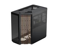 APNX V1-W-BK-v1 Midi Tower Noir, Bois