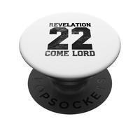 Apocalypse 22 Viens Seigneur PopSockets PopGrip Adhésif