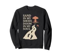 Apocalypso Dark Humor Beach Rave End of World Meme Sunset Sweatshirt