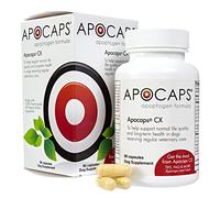 Apocaps CX Formule d’apoptogènes pour Chiens (90 gélules) - soutient des Niveaux normaux d’apoptose + ingrédients de qualité Humaine, Dont bioflavonoïdes d’Agrumes, silymarine, curcumine et Curcuma