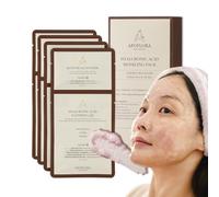 APOFLORA K-Beauty Lot de 4 masques à modeler en caoutchouc coréen avec complexe d'acide hyaluronique 5 types - Rituel de spa éclaircissant de 1 mois pour peaux sèches, ternes et sensibles