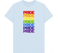Apoh - T-shirt "Pride" pour homme/femme unie PN1481 (M) (Bleu ciel)