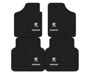 APOINBV Tapis de Sol de Voiture pour Peugeot 207CC Convertible 2007-2012 Tapis de Sol Durable Imperméables et Antidérapants Ensemble en Cuir