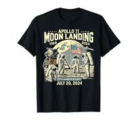 Apollo 11 Moon Landing 50th Anniversary Space 1969 2024 Juillet T-Shirt