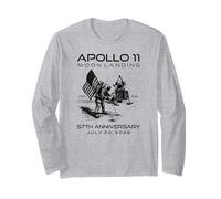 Apollo 11 Moon Landing 57e Anniversaire Espace 1969 2026 Juillet Manche Longue