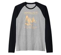 Apollo 11 Moon Landing 57e Anniversaire Espace 1969 2026 Juillet Manche Raglan