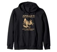 Apollo 11 Moon Landing 57e Anniversaire Espace 1969 2026 Juillet Sweat à Capuche