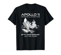 Apollo 11 Moon Landing 57e Anniversaire Espace 1969 2026 Juillet T-Shirt