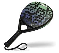 Apollo 12K Wave Raquette de Padel Verte - Raquette de padel en carbone pour femmes et hommes, débutants et joueurs confirmés