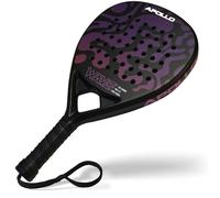 Apollo 12K Wave Raquette de Padel Violette - Raquette de padel en carbone pour femmes et hommes débutants et joueurs confirmés