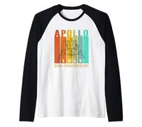 Apollo 1969 Module Lunaire Apollo 11 Moon Landing Manche Raglan