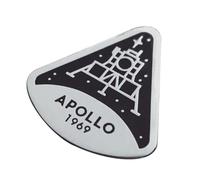Apollo 1969 Module lunaire Landing Vintage Space Travel Astronaute Race Retro 2,8 cm Pin Badge en émail, 1.1 Inches, Émail, émail