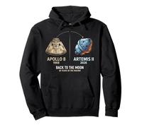 Apollo 8 1968 Artemis II 2026 Back to The Moon 58 Years in Sweat à Capuche