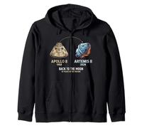 Apollo 8 1968 Artemis II 2026 Back to The Moon 58 Years in Sweat à Capuche