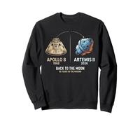 Apollo 8 1968 Artemis II 2026 Back to The Moon 58 Years in Sweatshirt
