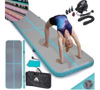 Apollo Air Mat Pro 400 x 100 x 10 cm - Menthe - Tapis de Gymnastique Gonflable