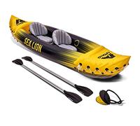 Apollo Canoë Gonflable Sea Lion | Kayak Gonflable 2 Places Spacieux 312 x 91 x 51 cm | Canoë Gonflable 2 Places Stable et Léger | Kayak Gonflable Confortable et Maniable| Kit Complet Prêt à l'emploi