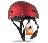 Casque réglable pour skate et vélo-S/M (48 - 55 cm) / Liquid Red