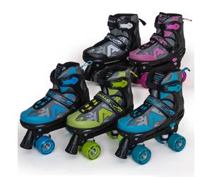 Apollo Champion Adjustable Quad Skate - patins à roulettes réglables pour enfants-Menthe / M (35-38)