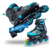 Apollo Champion, Rollers Adultes à Taille Réglable - Roller Enfants (31/34) 35/38