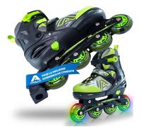 Champion rollers adultes/enfants à pointure réglable - Vert
